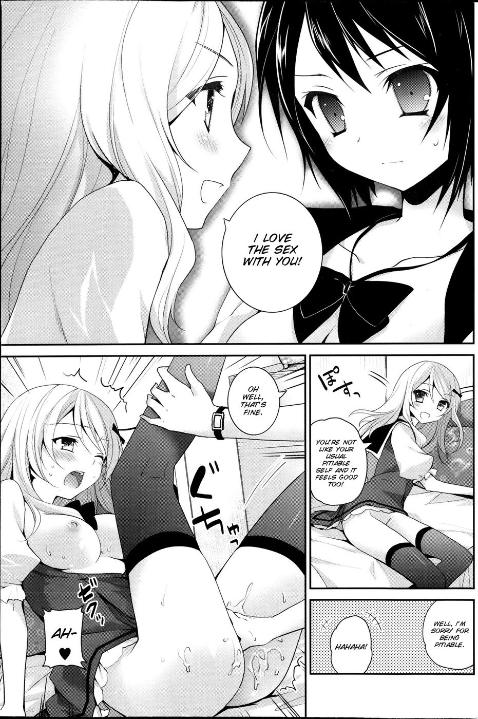 Hentai Manga Comic-Watashi to kanojo ha kisu wo suru-Read-16